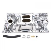 Edelbrock Intake Manifold Performer EPS Vortec Dual Plane Aluminium EnduraShine For Chevrolet Vortec E-Tec Each EB27164