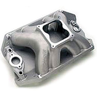 Edelbrock Intake Manifold Big Victor Spread-Port Aluminium Single Plane for Use On Big Duke Heads Only For Chevrolet Each EB2806