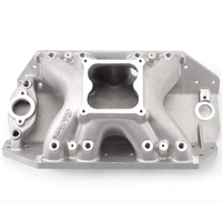 Edelbrock Intake Manifold Big Victor EFI Aluminium Non-EGR for Use On Big Duke Heads Only Big Block For Chevrolet Each EB28065