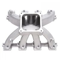 Edelbrock Intake Manifold Super Victor EFI 4500 Style Throttle Bodies Aluminium Natural Multi Port LS3 Each EB28215