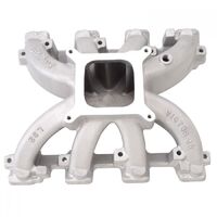 Edelbrock Intake Manifold Victor JR. Aluminium Natural Carbureted For Chevrolet Fits LS3/L92/L76 Heads Each EB28457