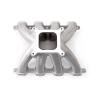 Edelbrock Intake Manifold Gidden Victor Spider Only Aluminium Natural Single Plane Square Bore Non-EGR For Ford Each EB2860