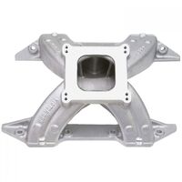 Edelbrock Intake Manifold Victor Single Plane Aluminium Natural Square Bore Non-EGR For Chrysler B Big Block Each EB2886