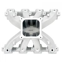 Edelbrock Intake Manifold Super Victor EFI Single Plane 4500 Style Throttle Body Aluminium Natural For Chevrolet LS7 Each EB28905