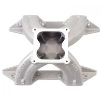 Edelbrock Intake Manifold Super Victor Single Plane Aluminium Natural Dominator Flange Mopar RB 7.2L Each EB2893