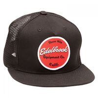 Edelbrock Hat Ball Cap Black Acrylic/Nylon Snap Closure Since 1938 Adult One Size Fits All Each EB289426