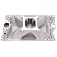 Edelbrock Intake Manifold Super Victor Single Plane Aluminium Natural for Use On Vortec or E-Tec Heads For Chevrolet 5.7L EB2913