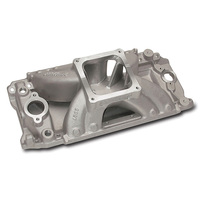 Edelbrock Intake Manifold Super Victor CNC Single Plane Aluminium Natural Rec. Port Standard Deck For Chevrolet Big Block EB2917