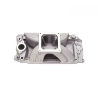 Edelbrock Intake Manifold Super Victor Single Plane Aluminium Natural 4500 Dominator Flange Rectangular Port For Chevrolet Big Block Each EB2927