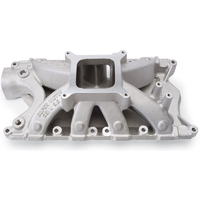 Edelbrock Intake Manifold Super Victor Single Plane Aluminium Square Bore Fits 9.2 in. Deck Height Only For Ford 351W EB2929