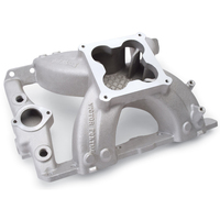 Edelbrock Intake Manifold Victor Single Plane Aluminium Natural Dominator For Pontiac 326-455 Each EB2956