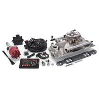 Edelbrock Fuel Injection System Pro-Flo 4 Self-Learning Sequential Multi-Port Satin 550 HP Max with Tablet AMC 1967-69 290 390 Kit EB35660