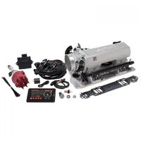 Edelbrock Fuel Injection System Pro-Flo 4 XT Self-Learning Sequential Multi-Port Satin 450 HP Max With Tablet Pre 1986 Small Block For Chevrole EB3579