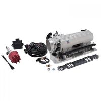 Edelbrock Fuel Injection System Pro-Flo 4 XT Self-Learning Sequential Multi-Port Satin 550 HP Max Without Tablet Pre 1986 Small Block For Chevr EB3581