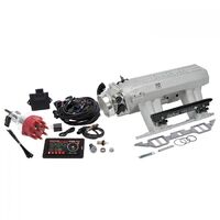 Edelbrock Fuel Injection System Pro-Flo 4 XT Self-Learning Sequential Multi-Port Satin 550 HP Max With Tablet BB For Chrysler 413 426 440 Ki EB35920