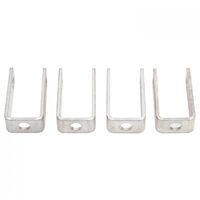 Edelbrock Fuel Rail Stands Aluminium Natural Set of 4 EB3619