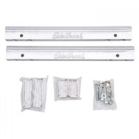 Edelbrock Fuel Rails Super Victor EFI Aluminium Clear Anodized For Pontiac V8 Pair EB3634