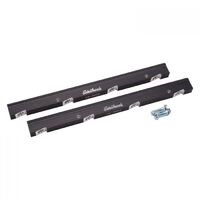 Edelbrock Fuel Rails Aluminium Black Anodized For Chevrolet Pair EB3654