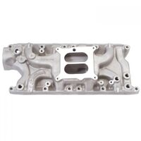 Edelbrock Intake Manifold Performer Dual Plane Aluminium Natural Square Bore For Ford 5.0L Each EB3721