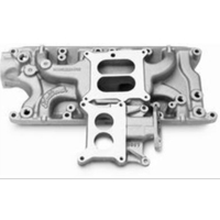 Edelbrock Intake Manifold Performer Dual Plane Aluminium Natural 2-Barrel For Ford 5.0L Each EB3723