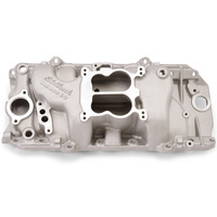 Edelbrock Intake Manifold Performer Dual Plane Aluminium Natural Square/Spread Bore For ChevroletBig Block EGR Oval Port EB3761