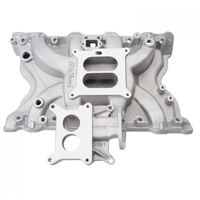 Edelbrock Intake Manifold Performer Dual Plane Aluminium Natural Square Bore/2-Barrel For Ford 351M/400 Each EB3771