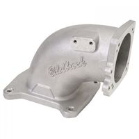 Edelbrock Intake Elbow For Use w/ EFI Systems 100 Degree 120mm Throttle Body To 4500 Dominator Flange Each EB3815