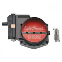 Edelbrock Throttle Body Aluminium Black Anodized 103mm Digital For Ford 5.0L Each EB38989