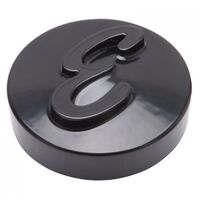 Edelbrock Air Cleaner Nut 2.125 in. Diameter Aluminium Black Script E Each EB4270