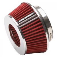 Edelbrock Air Filter Element Pro-Flow Conical Cotton Gauze Red 3.7 in. Length Each EB43611