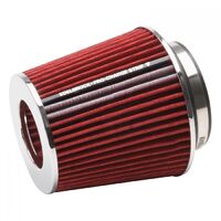 Edelbrock Air Filter Element Pro-Flow Conical Cotton Gauze Red 6.7 in. Length Each EB43641