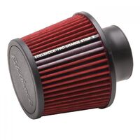 Edelbrock Air Filter Element Pro-Flow Conical Gauze Red 6.5 in. Length Black Adapter Rings Not Included Each EB43651