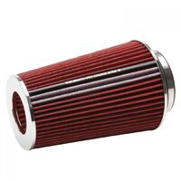 Edelbrock Air Filter Element Pro-Flow Conical Cotton Gauze Red 10.5 in. Length Each EB43691