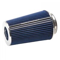 Edelbrock Air Filter Element Pro-Flow Conical Cotton Gauze Blue 10.5 in. Length Each EB43693