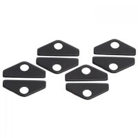 Edelbrock Valve Cover Hold-Down Tabs Steel Black 1.500 in. Wide Universal Set of 8 EB44273