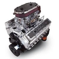 Edelbrock Crate Engine Performer Dual-Quad 9.0:1 315 hp 372 ft.-lbs. Torque EnduraShine For Chevrolet 350 Each EB45004