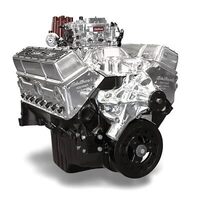 Edelbrock Crate Engine Performer 9.0:1 320 hp 382 ft.-lbs. Torque Polished Long Water Pump For Chevrolet 350 Each EB45421