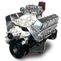 Edelbrock Crate Engine Performer 9.0:1 320 hp 382 ft.-lbs. Torque As-Cast Electric Choke Carb For Chevrolet 350 Each EB45500