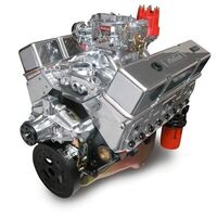 Edelbrock Crate Engine Performer 9.0:1 320 hp 382 ft.-lbs. Torque Polished Short Water Pump For Chevrolet 350 Each EB45511