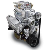 Edelbrock Crate Engine For Chevrolet 5.7L Supercharged 9.5:1 Carbureted Polished 518 HP 507 ft-lbs Torque Each EB46041