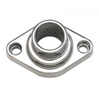 Edelbrock Water Neck Aluminium Polished O-Ring Straight Up Swivel For Chevrolet 4.3L V6 For Chevrolet V8 Each EB4816