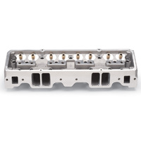 Edelbrock Cylinder Heads E-210 Aluminium Bare 64cc Chamber 210cc Intake Runner For Chevrolet Small Block Pair EB5086