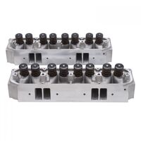 Edelbrock Cylinder Heads E-Street Aluminium Assembled 84cc Chamber 210cc Intake Runner Mopar Big Block Pair EB5093