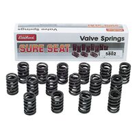 Edelbrock Valve Springs Sure Seat Single 1.222 in. Outside Diameter Non-Rotator For Chevrolet Small Block Set of 16 EB5802