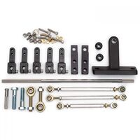 Edelbrock Throttle Linkage Kit Progressive Dual Quad Side Mount Universal Kit EB7077