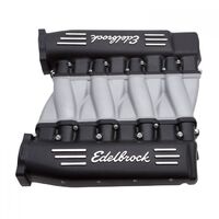 Edelbrock Intake Manifold Cross-Ram Aluminium Fuel Injected Rectangular Port Heads Black GM LS3 Each EB71413