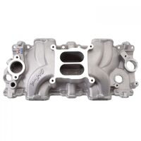 Edelbrock Intake Manifold Performer RPM Dual Plane Aluminium Natural Square Bore For Chevrolet Big Block W-Engine Each EB7158