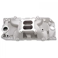 Edelbrock Intake Manifold Performer RPM Dual Plane Aluminium Natural Square Bore For Chevrolet Big Block Oval Port Each EB7161