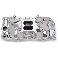 Edelbrock Intake Manifold Performer RPM Dual Plane Aluminium EnduraShine Square Bore For Chevrolet Big Block Oval Port EB71614