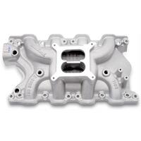 Edelbrock Intake Manifold Performer RPM Dual Plane Natural Square Bore For Ford Clevor 351W Block Cleveland 4V Heads EB7183